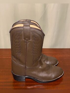 Durango DistressTan  Cowboy Western Boot Youth size 3D